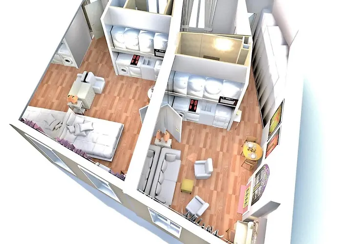 Apartmán Charming Two Bedroom At Notre - Dame Paříž