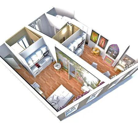 Charming Two Bedroom At Notre - Dame 公寓 *